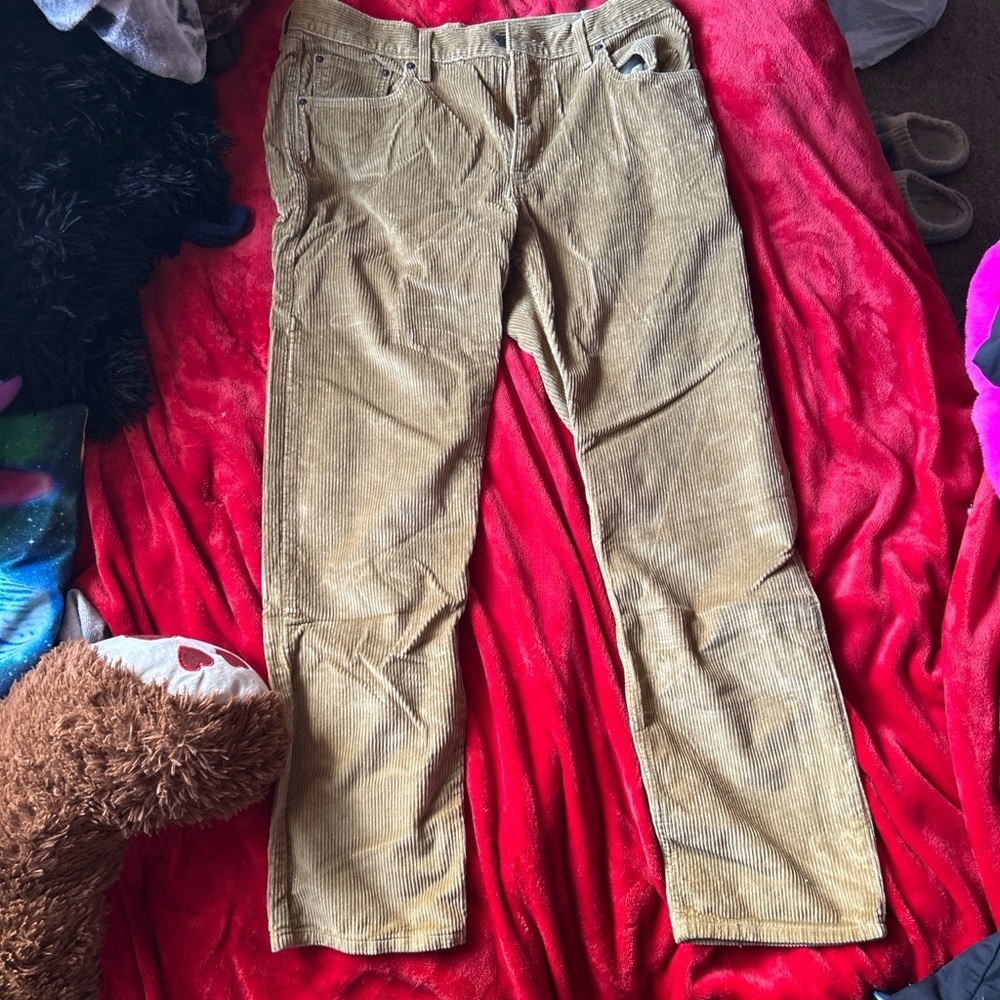Levi's Men's Corduroy Pants in Tan